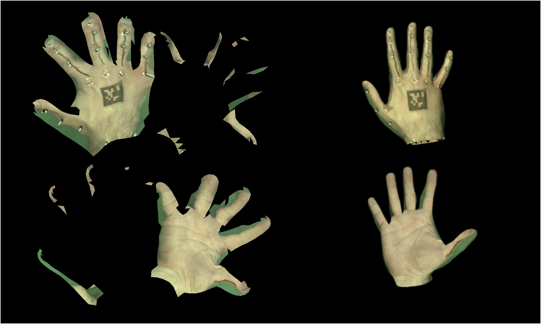 Video-to-Texture Mapping for Hand Reconstruction